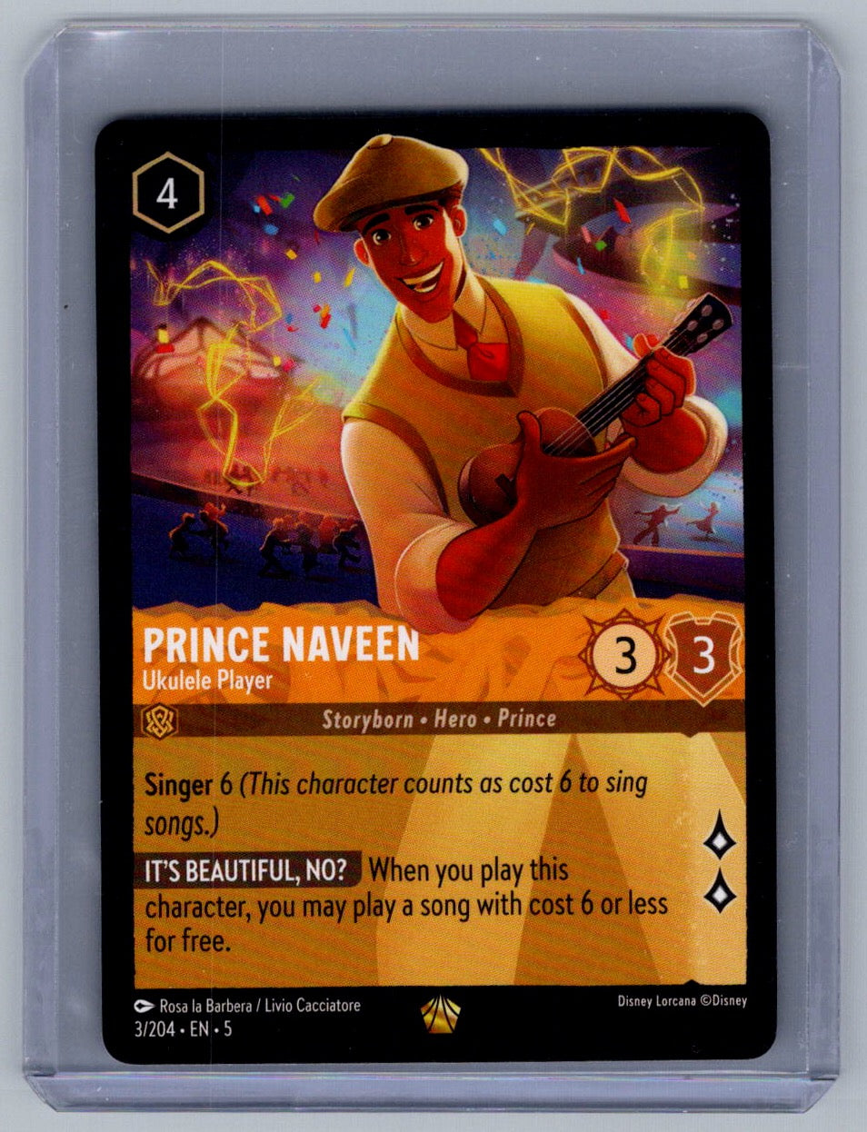 Prince Naveen - Lorcana -Simmering Skies- Cold Foil