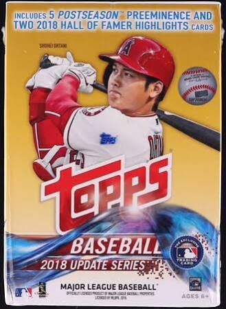 2018 Topps Update Baseball Blaster Box - Ohtani Rookie ?