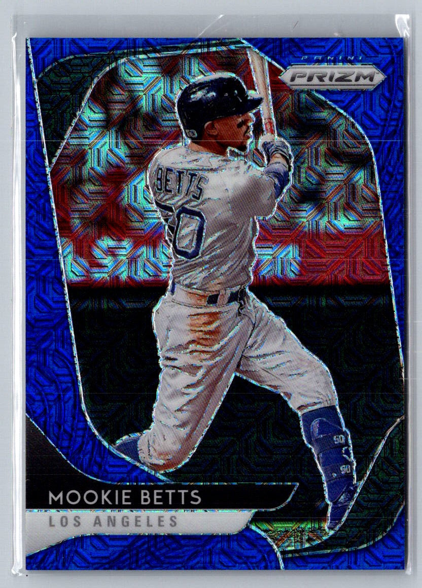 2020- Mookie Betts - Los Angeles Dodgers - Blue Prizm- 005/175